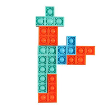 (Style c) Fidget Toy Anti-stress Puzzle Shape Bubble Sensory Stress Relief Toy Autism Special Needs Decompression Relax Pressure