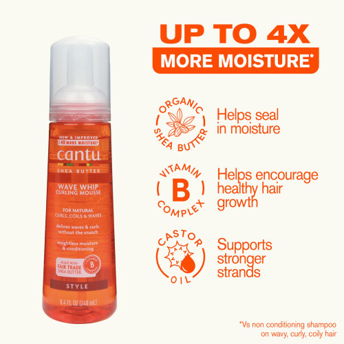 Cantu Cantu Wave Whip Curling Mousse 248ml 2