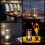 Wireless Dimmable Touch Table Lamp, Rechargeable Crystal Lantern Light with USB-C Charging, Cordless Battery Powered Des 5