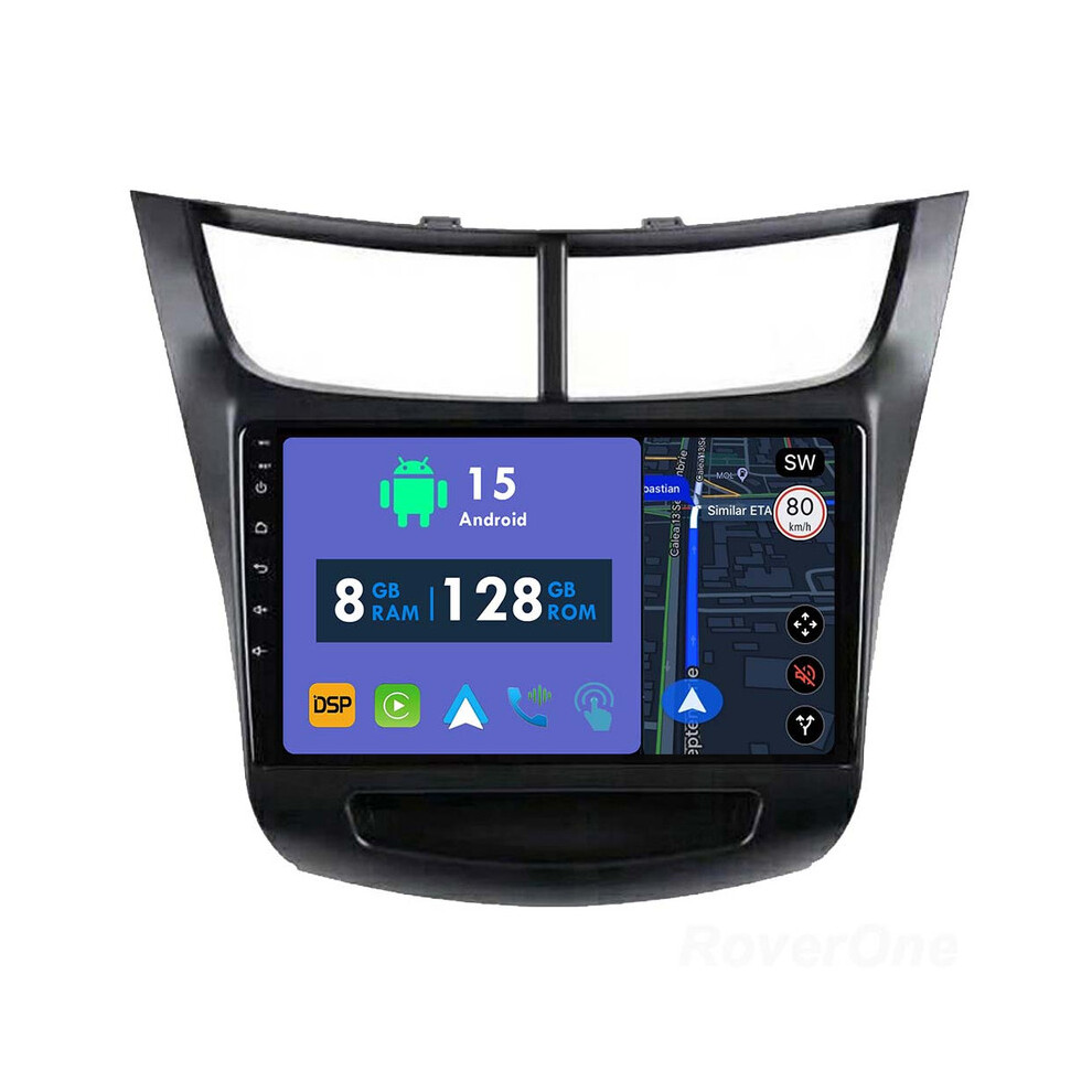 Roverone 8G+128G Car Radio Stereo Wireless Carplay Android Auto Gps Sat Navi Head Unit For Chevrolet Sail 2015 - 2018 712110215761