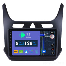 RoverOne 8G+128G Car Radio Stereo Wireless CarPlay Android Auto GPS Sat Navi Head Unit for Chevrolet Cobalt 2 2011 - 2018