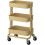 ikea  Beige-Yellow Storage Trolley 28x38x61cm 1