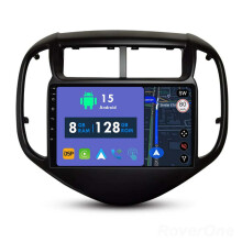 RoverOne 8G+128G Car Radio Stereo Wireless CarPlay Android Auto GPS Sat Navi Head Unit for Chevrolet Aveo 3 2016-2023