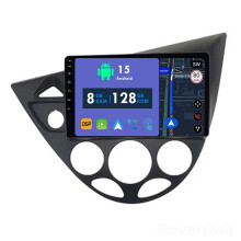 RoverOne 8G+128G Car Radio Stereo Wireless CarPlay Android Auto GPS Sat Navi Head Unit for Ford Fiesta 1995-2001 Focus MK1 1998-2004