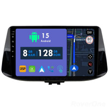 RoverOne 8G+128G Car Radio Stereo Wireless CarPlay Android Auto GPS Sat Navi Head Unit for Hyundai i30 2017 2018