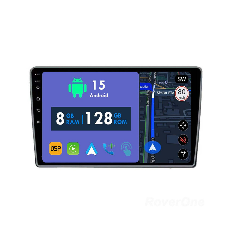 Roverone 8G+128G Car Radio Stereo Wireless Carplay Android Auto Gps Sat Navi Head Unit For Citroen C3-Xr C3xr 2019-2020 786354256248