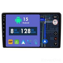 RoverOne 8G+128G Car Radio Stereo Wireless CarPlay Android Auto GPS Sat Navi Head Unit for Hyundai i40 2011 - 2019