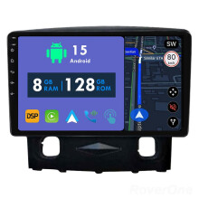 RoverOne 8G+128G Car Radio Stereo Wireless CarPlay Android Auto GPS Sat Navi Head Unit for Ford Kuga 2008 2009 2010