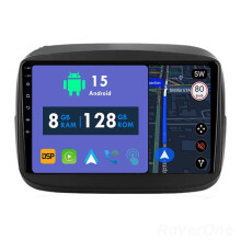 RoverOne 8G+128G Car Radio Stereo Wireless CarPlay Android Auto GPS Sat Navi Head Unit for Fiat Mobi 2016-2022