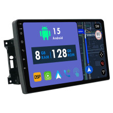 RoverOne 8G+128G Car Radio Stereo Wireless CarPlay Android Auto GPS Sat Navi Head Unit for Jeep Wrangler 2007 - 2018