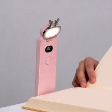 Portable Book Light Table Lamps Eye Protection-white rabbi t
