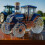 (Blue tractor) Whiskey Bottle Tractor Shape 10 Oz Novelty Creative Tractor Theme Empty Bottle_fusmg_qlsg 1