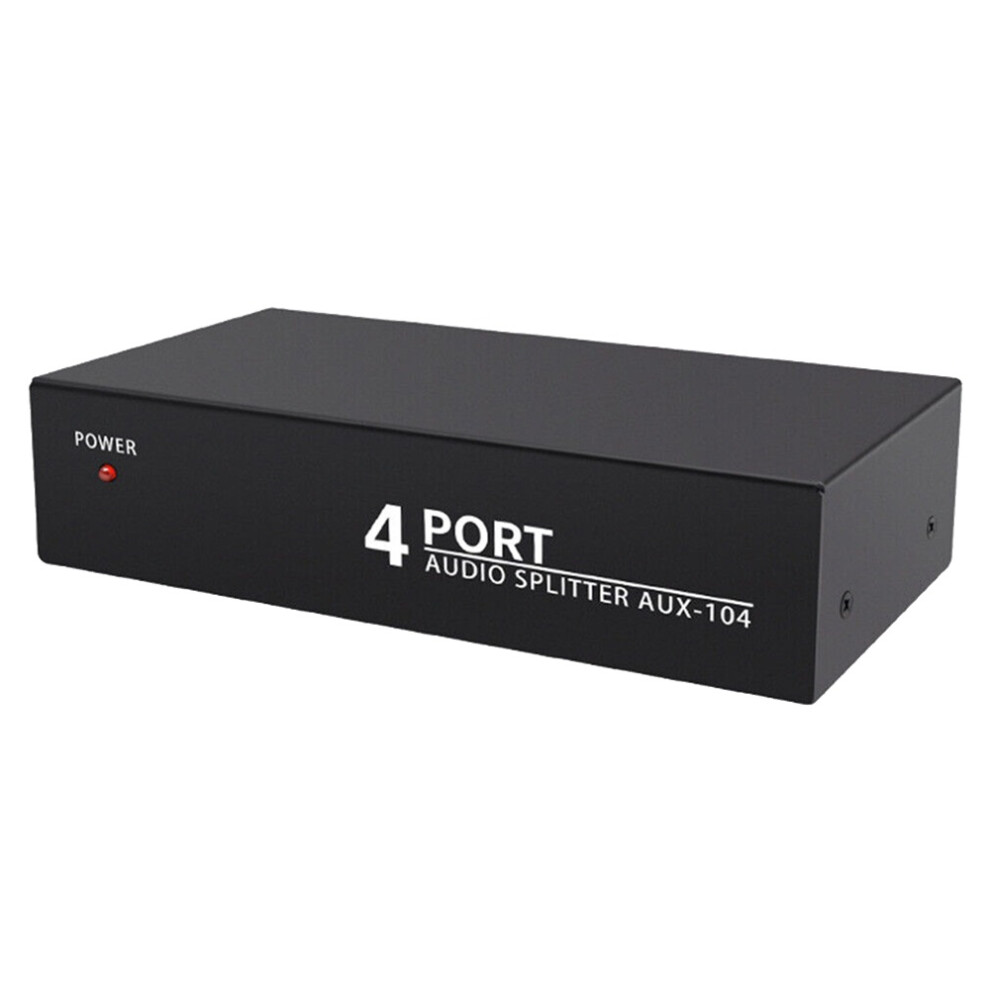 RCA AUX Audio Switcher 1 In 4 Out Stereo Selector Box L/R Passive Splitter NEW-image-OPC-PVZR9VS-NEW