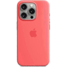 (Guava) For Apple Iphone 15 Pro Silicone Case With Magsafe