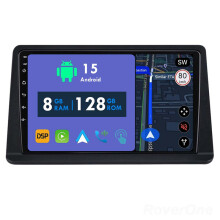 RoverOne 8G+128G Car Radio Stereo Wireless CarPlay Android Auto GPS Sat Navi Head Unit for Mitsubishi Pajero 2 V30 V40 V20 1991 - 2004