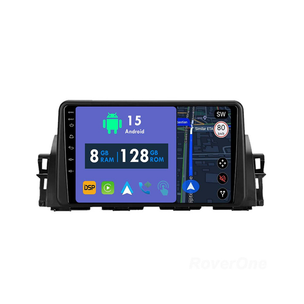 Roverone 8G+128G Car Radio Stereo Wireless Carplay Android Auto Gps Sat Navi Head Unit For Renault Kiger 2021 786354256774