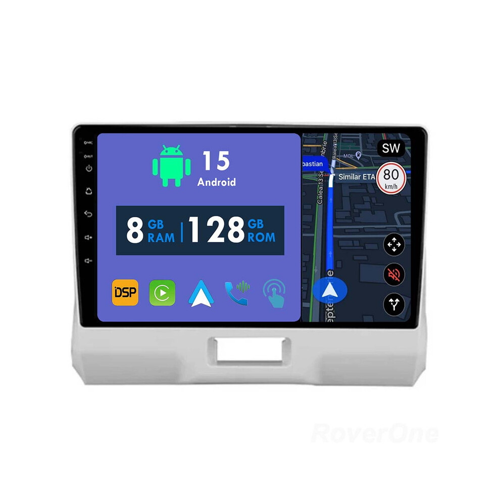 Roverone 8G+128G Car Radio Stereo Wireless Carplay Android Auto Gps Sat Navi Head Unit For Suzuki Hustler 2014-2019 786354256804
