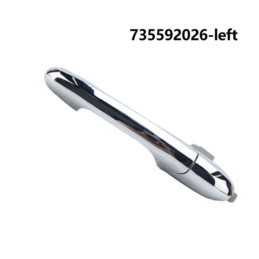 Near Passenger /Left Side Chrome Outer Door Handle 735592026 For Fiat 500& 500C 6951617019456