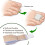 6 Pack Hammer Toe Straighteners, Toe Correction Splints for Curved, Broken, Overlapping Toes, Adjustable Comfort Support 4
