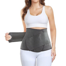 Postpartum buikband, ondersteunende buikband voor herstel, ergonomische compressiegordel voor herniazorg, verstelbaar