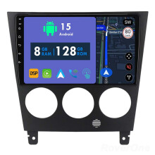 RoverOne 8G+128G Car Radio Stereo Wireless CarPlay Android Auto GPS Sat Navi Head Unit for Subaru Impreza GD GG 2002 - 2007