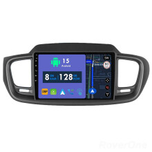 RoverOne 8G+128G Car Radio Stereo Wireless CarPlay Android Auto GPS Sat Navi Head Unit for Kia Sorento 3 2014 - 2020