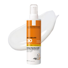 La Roche-Posay Anthelios Suncare Body Spray SPF30, Broad-Spectrum, Hydrating, Water-Resistant, For Dry, Fair, Sensitive Skin, 200ml