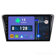 RoverOne 8G+128G Car Radio Stereo Wireless CarPlay Android Auto GPS Sat Navi Head Unit for Peugeot 408 2014 - 2018