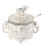 Multifunctional Sugars Salt Holder Elephant Shaped Glass And 1