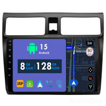 RoverOne 8G+128G Car Radio Stereo Wireless CarPlay Android Auto GPS Sat Navi Head Unit for Suzuki Swift 3 2003 - 2010