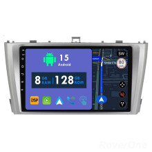 RoverOne 8G+128G Car Radio Stereo Wireless CarPlay Android Auto GPS Sat Navi Head Unit for Toyota Avensis 3 2008 - 2015