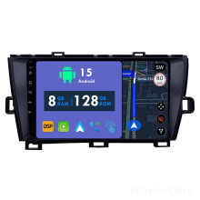 RoverOne 8G+128G Car Radio Stereo Wireless CarPlay Android Auto GPS Sat Navi Head Unit for Toyota Prius XW30 2009 - 2015