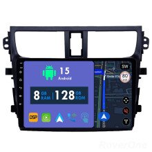 RoverOne 8G+128G Car Radio Stereo Wireless CarPlay Android Auto GPS Sat Navi Head Unit for Suzuki Celerio 2015 - 2018