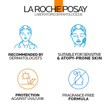 La Roche-Posay Anthelios Hydrating Body Lotion SPF50+ 250ml. Broad-Spectrum UVB/UVA, Lightweight, Non-Greasy, for Sensitive Dry skin.