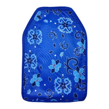 Premium-Oxford-Stoff-Weinkühler, isolierte-Blaue Blume