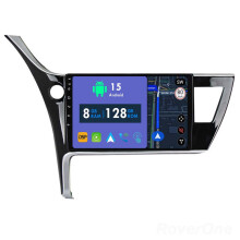 RoverOne 8G+128G Car Radio Stereo Wireless CarPlay Android Auto GPS Sat Navi Head Unit for Toyota Corolla 2017 2018