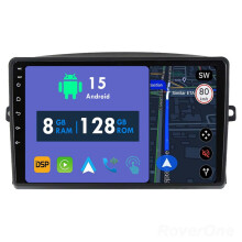 RoverOne 8G+128G Car Radio Stereo Wireless CarPlay Android Auto GPS Sat Navi Head Unit for Toyota Sienna 2 II XL20 2003 - 2010