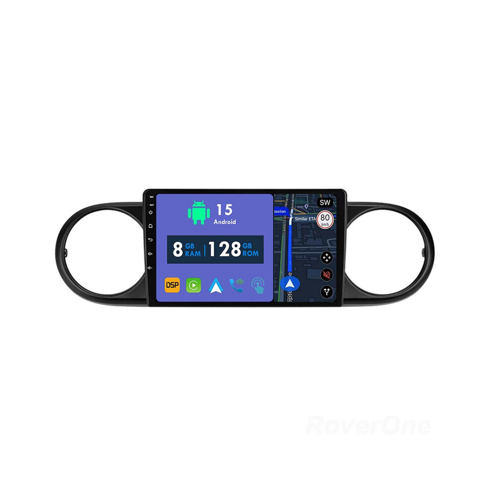 Roverone 8G+128G Car Radio Stereo Wireless Carplay Android Auto Gps Sat Navi Head Unit For Toyota Corolla Rumion E150 2007 - 2016 786354255715