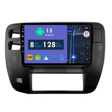 RoverOne 8G+128G Car Radio Stereo Wireless CarPlay Android Auto GPS Sat Navi Head Unit for Nissan Patrol 1997 - 2005