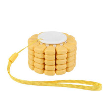 Creative Plastic 3D Printing Corn Shaped Stress Relieving Toy Keychain for Kids And Adults Decompression Toy Multicolor