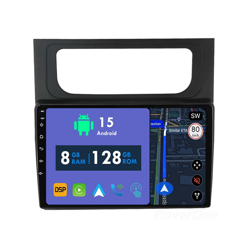 Roverone 8G+128G Car Radio Stereo Wireless Carplay Android Auto Gps Sat Navi Head Unit For Volkswagen Touran 2 1T 2010 - 2015 786354255135