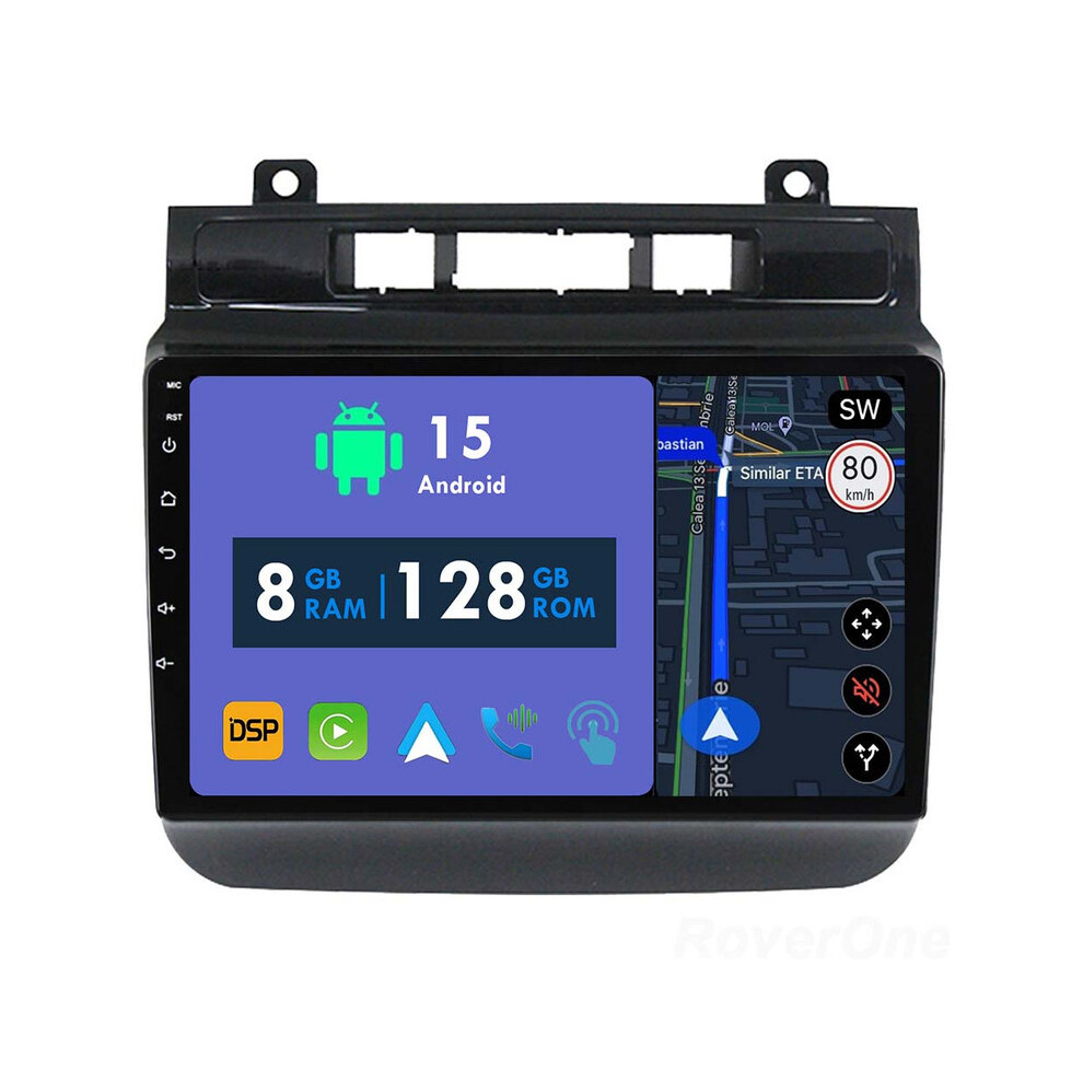 Roverone 8G+128G Car Radio Stereo Wireless Carplay Android Auto Gps Sat Navi Head Unit For Volkswagen Touareg Fl Nf 2010 - 2018 786354255111