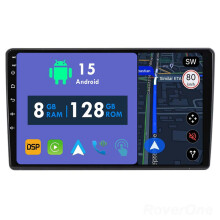 RoverOne 8G+128G Car Radio Stereo Wireless CarPlay Android Auto GPS Sat Navi Head Unit for VW Sharan Touran for Skoda Octavia Fabia 2 Rapid