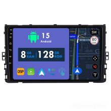 RoverOne 8G+128G Car Radio Stereo Wireless CarPlay Android Auto GPS Sat Navi Head Unit for Volkswagen MQB VW T-Cross 2018 - 2020