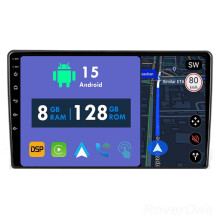 RoverOne 8G+128G Car Radio Stereo Wireless CarPlay Android Auto GPS Sat Navi Head Unit for Toyota Town Ace 2008-2023