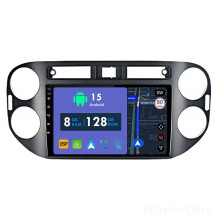 RoverOne 8G+128G Car Radio Stereo Wireless CarPlay Android Auto GPS Sat Navi Head Unit for Volkswagen Tiguan 1 NF 2006-2016