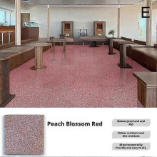 (Pink) High-Gloss Marble Effect Epoxy Floor Coating Paint for Garage and Concrete Surfaces