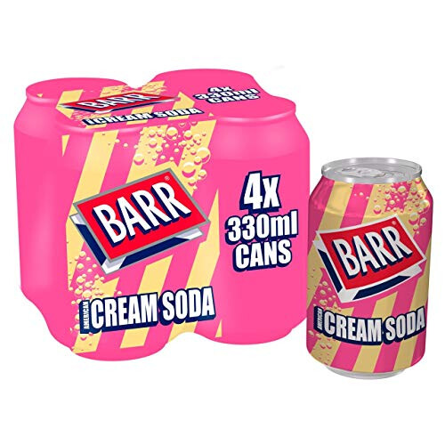 Barr Barr American Cream Soda 4 x 330ml