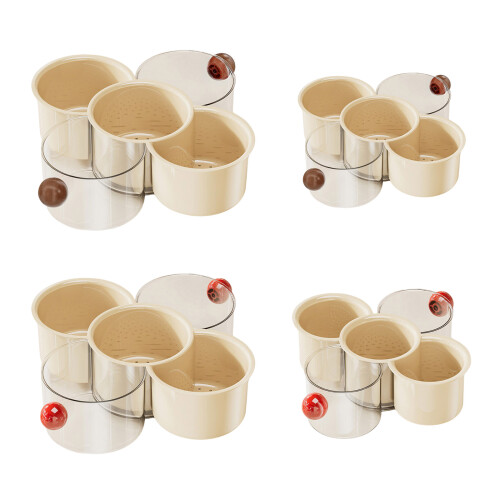 Multifunctional Fruit Basket With Drain Board Keep Food Dry-2 S 1