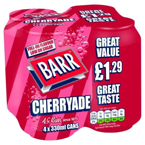 Barr Barr Cherryade Soft Drink, 330 ml